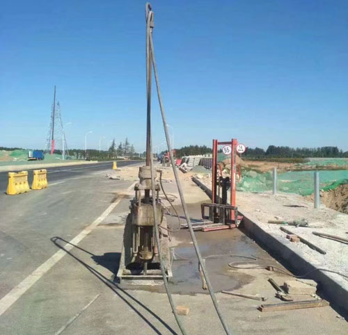 赤坎公路高聚物注浆加固